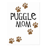 Puggle Mom Post Card