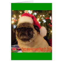 Puggy Greetings: Christmas Cards