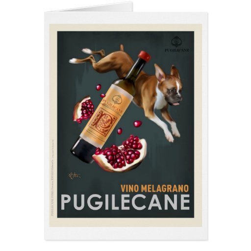 Pugilecane Greeting Cards
