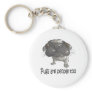 Pugs Are People Too Keychain