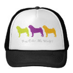 Pugs Colour My World Mesh Hat