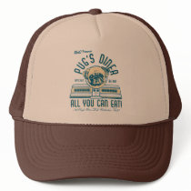 Pug's Diner 50s Vintage Retro Hat (fawn pug)