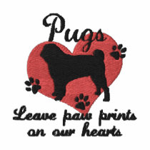 Pugs Leave Paw Prints Women's