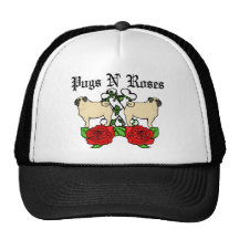 Pugs N Roses 2 Hats