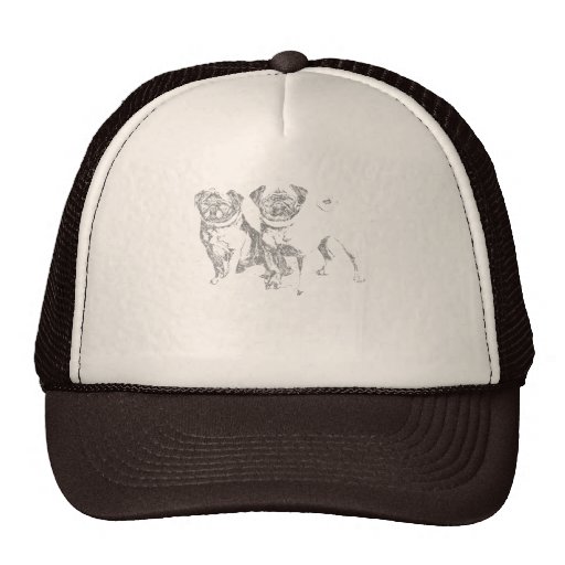 PUGS NOT DRUGS HATS