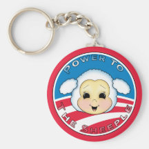 Puissance au Sheeple (Obama) Porte-clefs