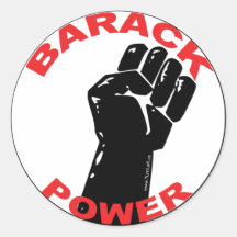 PUISSANCE DE BARACK AUTOCOLLANTS