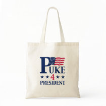 Puke For President Canvas Bag