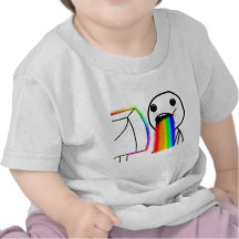 Pukes Rainbows Tee Shirts