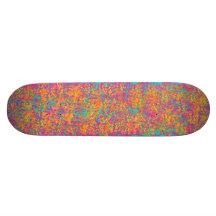Puking Rainbows Custom Skateboard