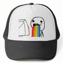 Puking Rainbows Mesh Hat