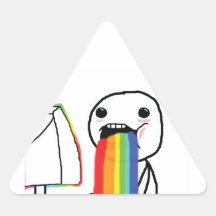 Puking Rainbows Sticker