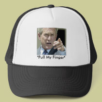"Pull My Finger"  Ex-President Bush--Funny hats