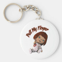 pull my finger keychain