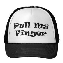Pull My Finger Mesh Hats