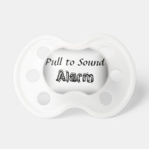 Pull to Sound Alarm Pacifiers