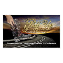 Pull Up Your Bootstraps Business Card