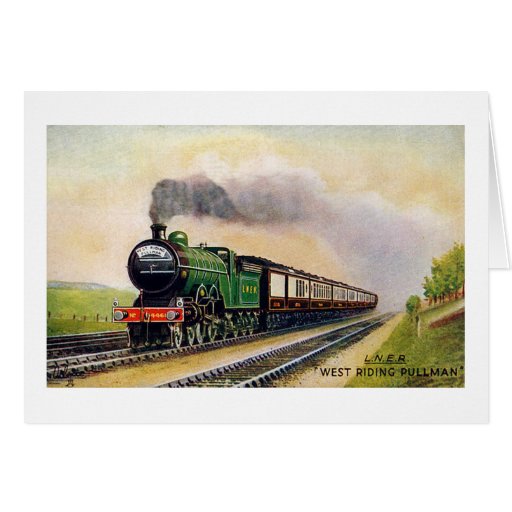 Pullman occidental d'équitation cartes de vœux