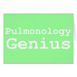 Pulmonology Genius Gifts Card