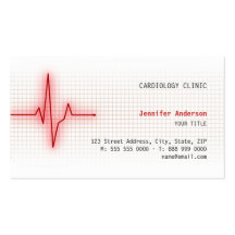 Pulse Heart Signal Cardiology business card
