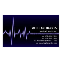 Pulse Metre - Blue Business Card Templates
