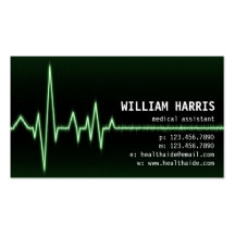 Pulse Metre - Green Business Card Templates