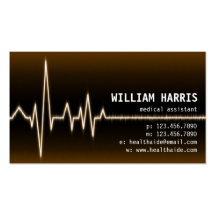 Pulse Metre - Orange Business Cards