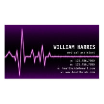 Pulse Metre - Purple Business Cards