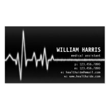 Pulse Metre - White Business Card