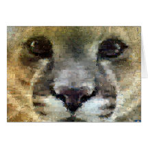 Puma Greeting Cards