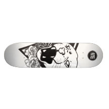 PUMA White Skate Deck
