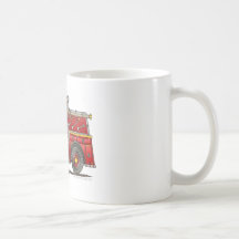 Pumper Rescue Fire Truck Firefighter Mug