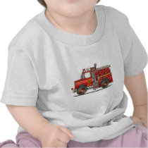 Pumper Rescue Fire Truck Firefighter T-shirt