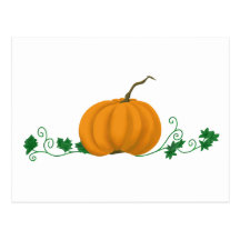 Pumpkin and Ivy Postcards