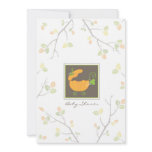 Pumpkin Baby Carriage Shower Invitation