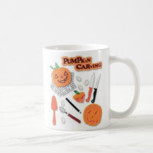 "Pumpkin Carving" Halloween Mug