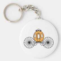 Pumpkin Coloured Coach Keychains