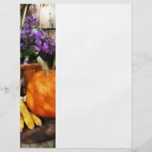 Pumpkin, Corn and Asters Flyers