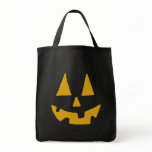 Pumpkin Face Tote Bag