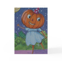 Pumpkin Fairy Card