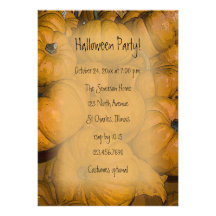 Pumpkin Halloween Party Invitation