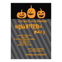 Pumpkin Halloween Party Invitation