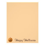 Pumpkin- Happy Halloween Letterhead Design