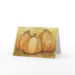 Pumpkin Harvest Card