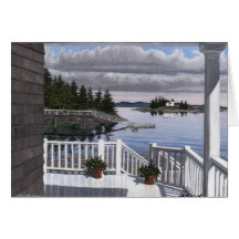 Pumpkin Island Light, Maine Card