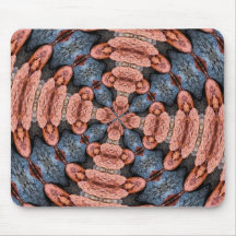 Pumpkin Kaleidoscope Mouse Pad