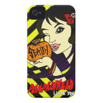 Pumpkin Kiss iPhone 4 CaseMate Case