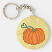 Pumpkin Love Key Chain