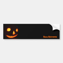 Pumpkin on yer Bumper Bumper Sticker