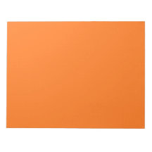 Pumpkin Orange Notepad